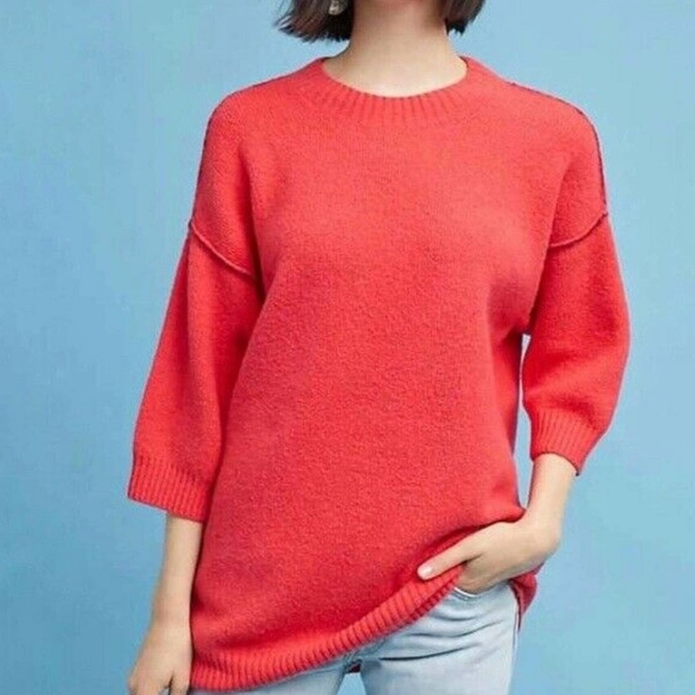 Anthropologie Moth Dempsey Pullover Sweater Oversized